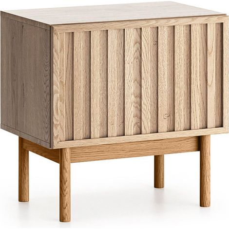 AX LIVING Nachttisch Eiche Santarco SN – 53cm, modern Eiche Cremona