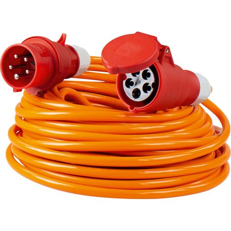 CEE Starkstromverlängerung 32A 22kW 10m H07BQ-F 5G4 IP44