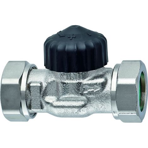 IMI Heimeier Thermostat-Ventilunterteil flachdichtender Nippelanschluss, DN 20, Kvs 2,50 (1/3)