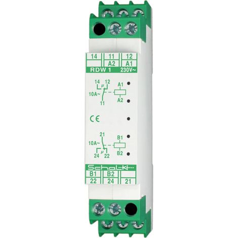 schalk Doppelrelais RDW 1 2W 10A 230V AC