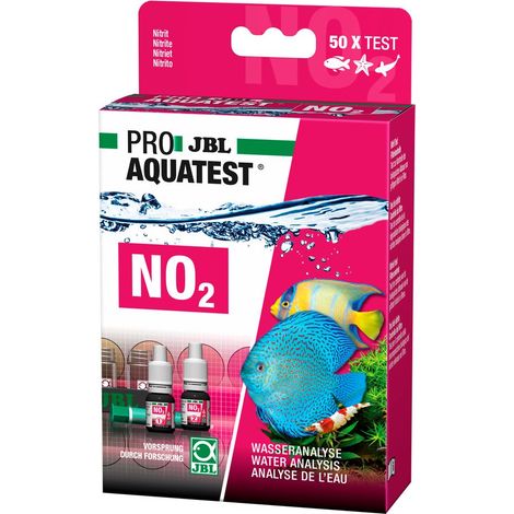 JBL NO2 Nitrit Test Schnelltest Nitritgehalt in Süß-/Meerwasser Aquarium & Teich