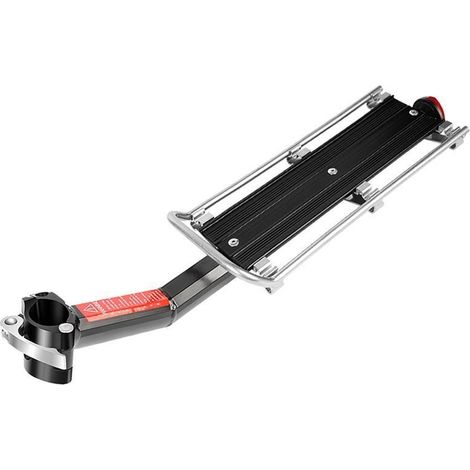 Einziehbarer Fahrradträger aus Aluminiumlegierung, Fahrrad-Rücksattelstützenhalter, Fahrrad-Gepäckträger hinten, Fahrradträger