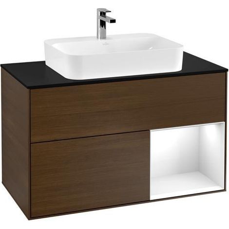 VB Waschbeckenunterschrank Finion G37 1000x603x501mm m Bel FK/RE/AP: GN/GF/2
