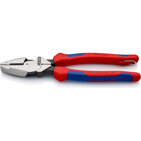 Pinces universelles à forte démultiplication "Lineman's Pliers", modèle américain Knipex (1/5)