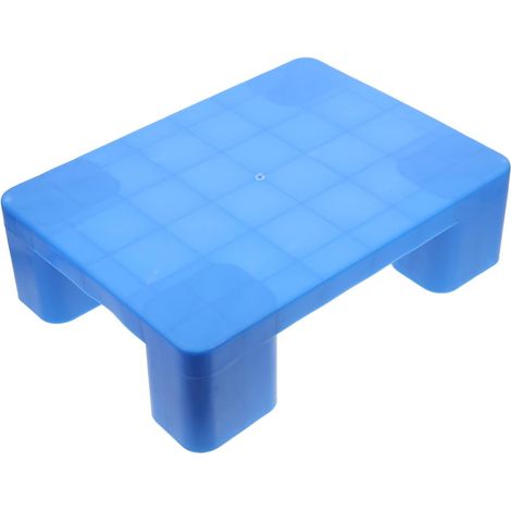 Palette en plastique bleu Zerodeko 40 x 30 x 12 cm pour stockage indus (1/5)