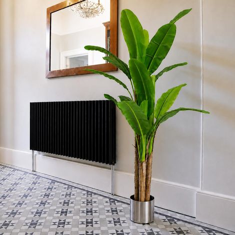 180cm Artificial Banana Tree Tropical Plant Silver Planter Premium (1/5)