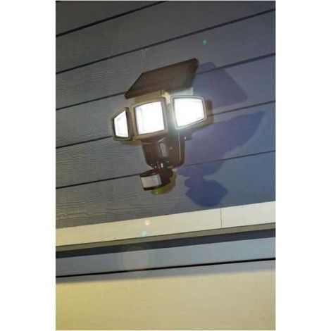 GALIX G4442 3-Head Solar Floodlight - 1500 Lumens - 182 SMD LEDs - AUTO or Forced Operation Mode (1/3)