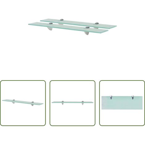 Étagère en verre - Étagères murales 2 pcs Verre 60x20 cm 8 mm (1/5)