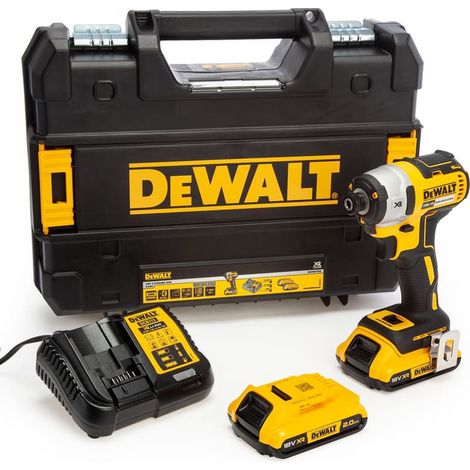 Dewalt – Visseuse à chocs 18V Brushless – 3 vitesses – Couple max 205Nm – 2 batteries 2.0Ah – Moteur performant pour vissage rapide (1/10)