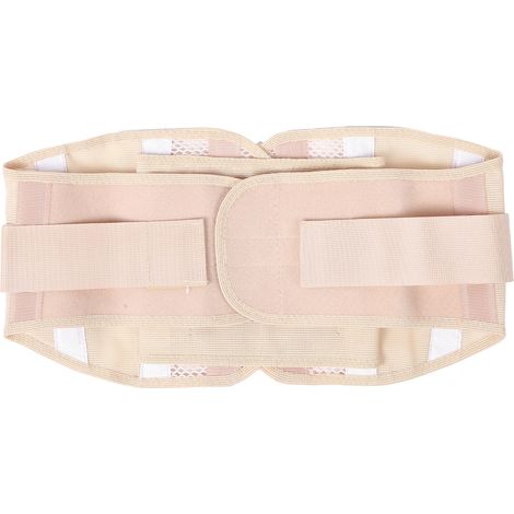 Ceinture de soutien lombaire respirante pour la protection de la taille, du dos et de la colonne vertébrale, avec plaques en aluminium (1/5)