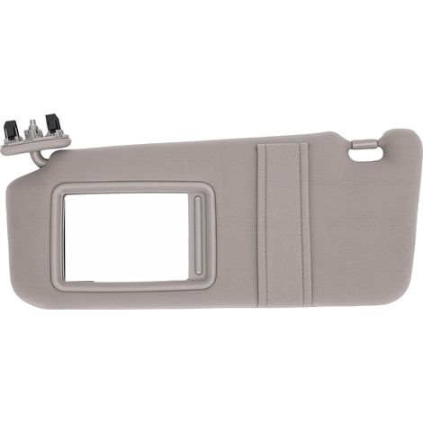 Left-hand drive sun visor, high-quality durable replacement for 2007-2011 models, gray, without lights, without sunroof option (1/5)