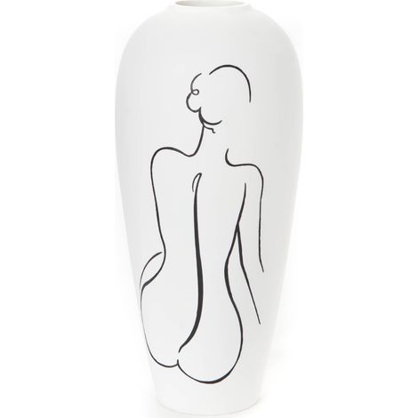 Amadeus - Vase femme blanc mate (1/2)