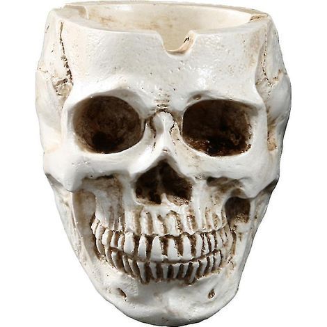 Cendrier en forme de crâne (1 pièce) pour décoration d'Halloween (1/3)