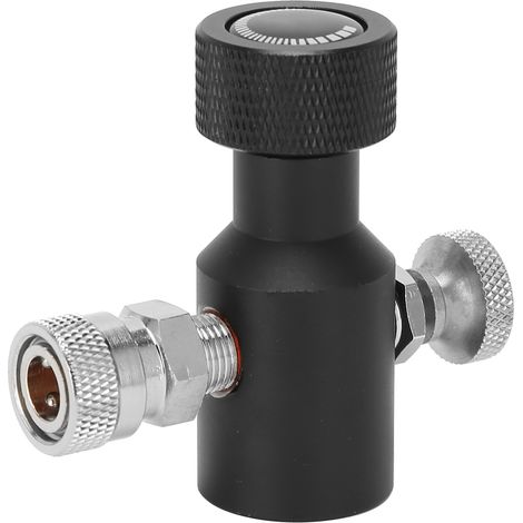 Adaptateur de Recharge CO2 pour Machine à Soda avec Valve de Dégagement ASA et Raccord Rapide Femelle 8mm