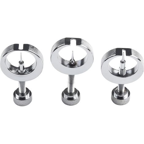 Lot de 3 extracteurs d'aiguilles pour manomètre en acier inoxydable 0,7/1,0/1,2 mm pour réparation de cadran, fonctionnement stable du levier (1/5)