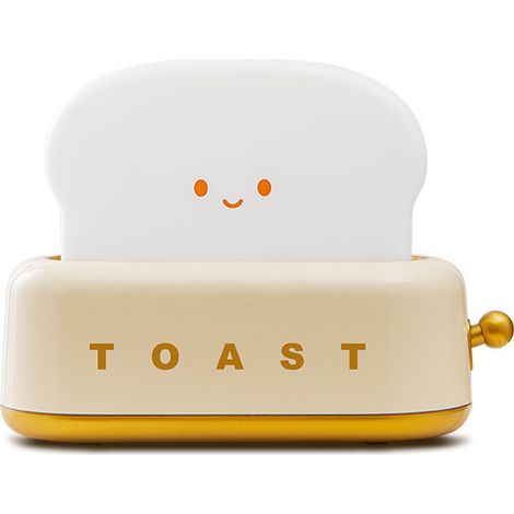 Baby-Nachtlicht, Toaster-Kinder-Nachtlicht, dimmbare LED-Nachttischlampe, kleines, über USB wiederaufladbares Nachtlicht, Lampe mit Timerfunktion, Kawaii-Nachtlicht für Erwachsene, Babygeschenk, Fraue