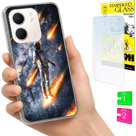 Funda para Oppo A5X Photo, tapa trasera + cristal 9H (1/5)