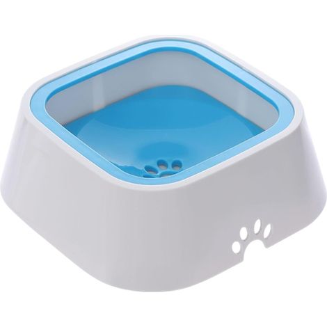 Ciotola per animali antiscivolo, ciotola per cani a prova di fuoriuscite Ciotola per cani di grande capacità, ciotola per gatti portatile, ciotola per animali con tappetino in silicone antiscivolo pe (1/5)