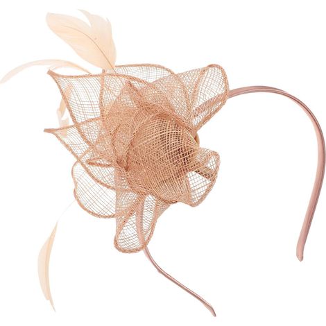 Halloween Pink Fascinator Hat, Vintage Headband for Women (1/5)