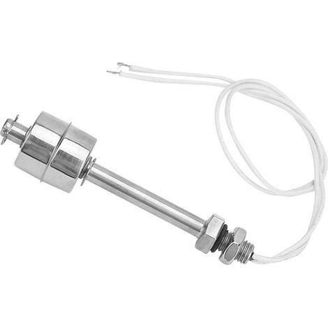Interrupteur à flotteur de capteur de niveau de liquide en acier inoxydable 0220V, adapté aux réservoirs d'eau, longueur 100 mm. (1/5)