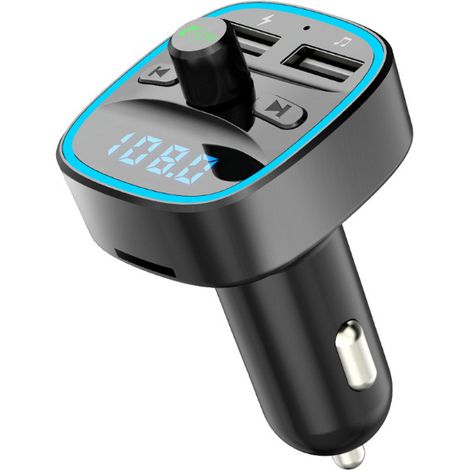 Émetteur FM Bluetooth, kit adaptateur radio sans fil pour lecteur MP3 Bluetooth (1/3)