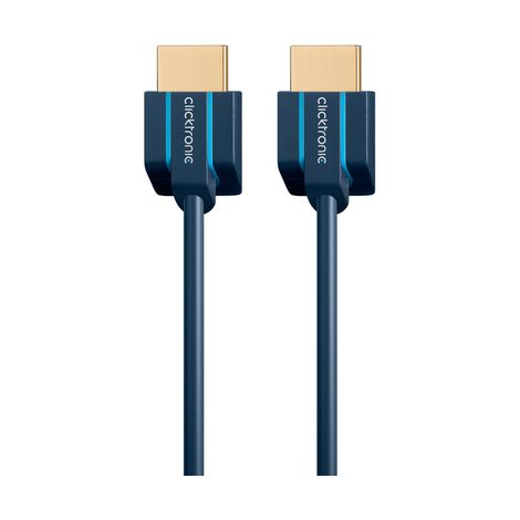 Ultra-Slim Câble HDMI™ Haute Vitesse avec Ethernet, 4K/60Hz. Longueur de câble 3 m