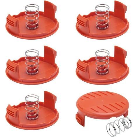 Replacement spool cap, trimmer spool cap, AFS trimmer spool covers for Black-Decker RC-100-PR lawnmower (1/4)
