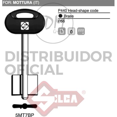 CLÉ À DOUBLE LAME 5MT7BP MOTTURA