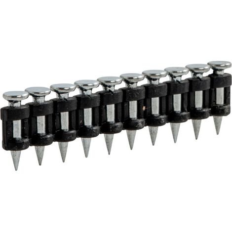 Clous béton 500 pièces 2.7 x 20 mm – Tête ronde – Finition galva – Pour fixation sur béton – Tjep