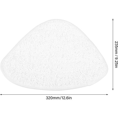 Ortviai Lingettes Microfibre Lavables pour Balai à Vapeur Vileda – 4 Pièces, Absorption Rapide & Séchage Express (1/4)