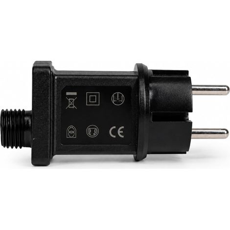 Transformateur pour Guirlande LED 31V 3.6W IP44 avec Câble, Guirlande Lumineuse Clignotante, Adaptateur Pilote LED Étanche pour Décoration de Noël Intérieure et Extérieure (1/5)