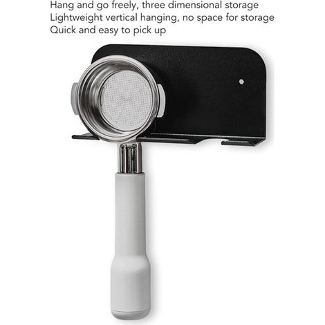 Available in one color only: black. Material: stainless steel. Wall-mounted shelf for coffee filter holder. (1/5)