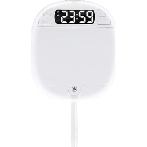 Réveil vibrant avec fonction snooze Blanc (1/5)
