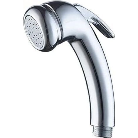 High-pressure chrome ABS shower head – 1.27 cm thread – On/off trigger – For bathtubs, boats, motorhomes (1/5)