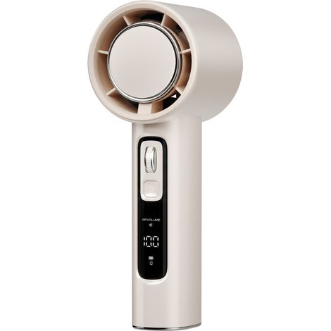 Ventilateur portable N98, mini ventilateur pliable rechargeable par USB, petit ventilateur de poche, 100 vitesses de ventilation réglables avec affichage LED (1/5)