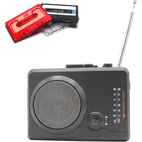 Radio FISHTEC Recording - Cassette - MP3 - Port USB - FM - AM (1/5)