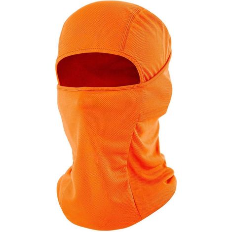 Sturmhaube Balaclava Orange, UV-Schutz UPF50+, Warm, Winddicht, Atmungsaktiv (1/5)