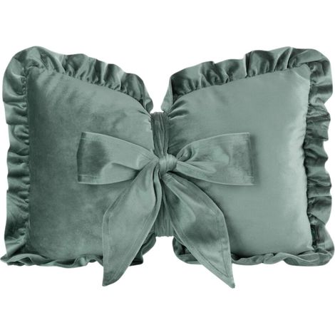 Cuscino a forma di fiocco KOKARDA2 color menta (1/4)