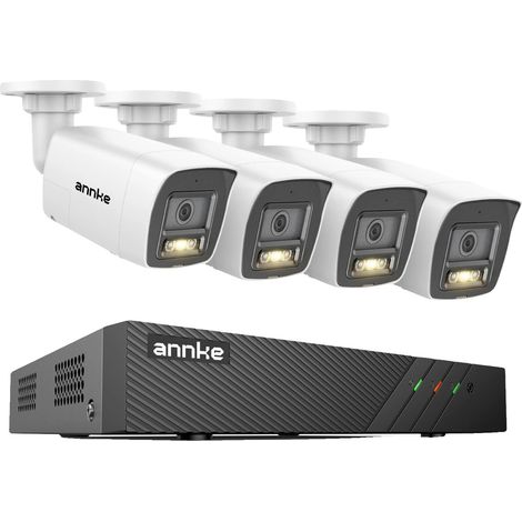 Sistema de videovigilancia, resolución de 5 MP, capacidad de visión nocturna, conjunto de 4 cámaras I51FV, sin caja (1/2)