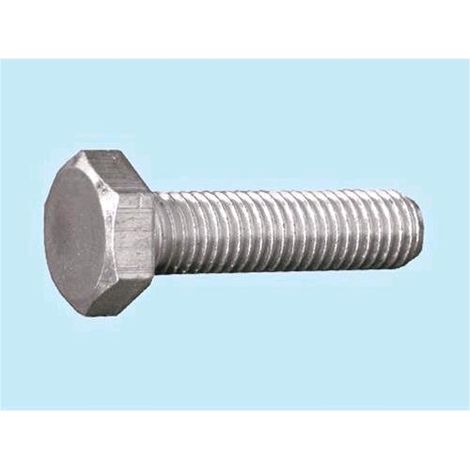Viti acciaio zincato 8.8. a Testa Esagonale - 10x70 mm - Filetto parziale -100 Pz