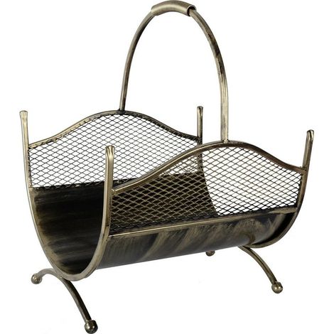 Panier décoratif en bois et métal Criss (1/5)