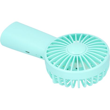 Mini ventilateur portable de bureau rechargeable par USB, idéal pour la maison ou le bureau, avec pastilles d'aromathérapie. (1/5)