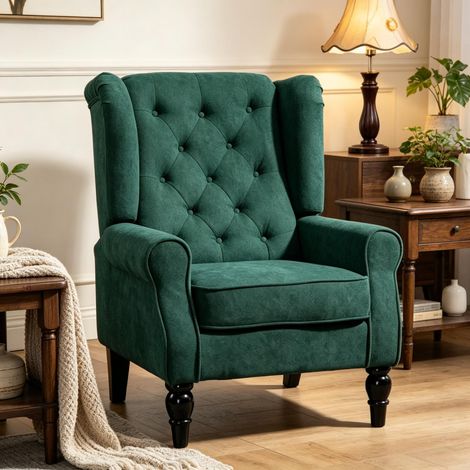 salon fauteuil avec Kapitonierung, klassischer Stil, haut Komfort(nur avec Salon-fauteuil), largeur assise (1/5)