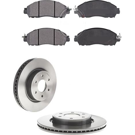 KIT FRENI ANTERIORI compatibile con RENAULT ALASKAN - DISCHI + PASTIGLIE OEM: P 56 118 / 18697 /SOSTITUZIONE DIRETTA/BASSA POLVERE/SILENZIOSO (1/5)