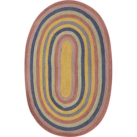 Kinderteppich PEREWI Bunt 70 x 100 cm Jute
