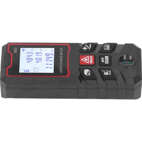 Télémètre laser intelligent, outil de mesure de surface et de volume jusqu'à 60 mètres avec niveau intégré. (1/5)