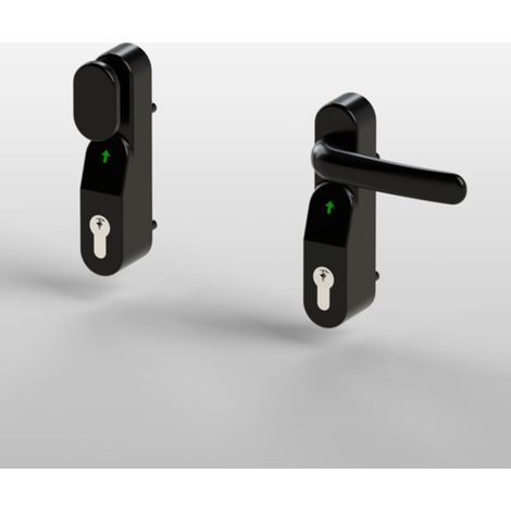 Module extérieur pour antipanique UNICO et MODULO avec béquille électronique noir - ANTIPANIC