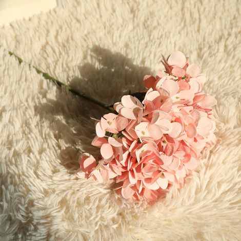 Hydrangea Artificielle - 35 cm - Diamètre 16 cm - Fleur Synthétique pour Décoration Intérieure Extérieure Mariage Bureau - 1 Pièce (1/5)