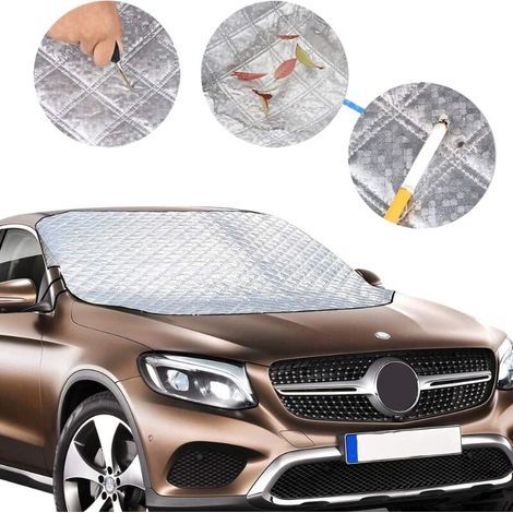 Car Windshield Cover, Magnetic Car Windshield Cover - Winter Protection Against Wind, Snow, Dust, Frost, and Sun - with Magnet 190126CM (1/5)