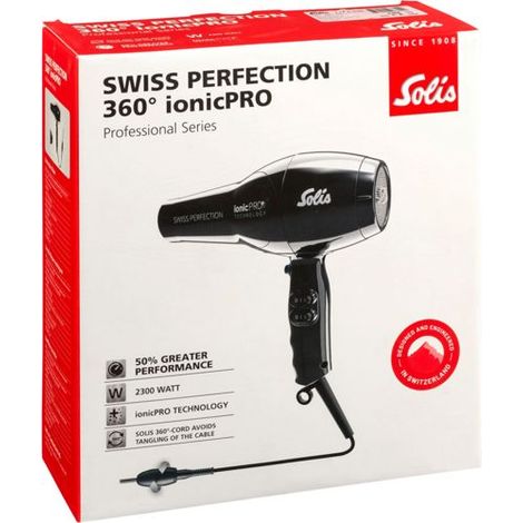 Solis Swiss Perfection 360 ionic Pro schwarz Typ 440